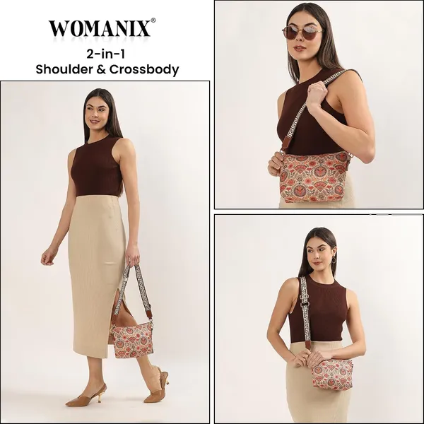 White_And_Peach_Jute_Premium_Sling_Bag_For_Women