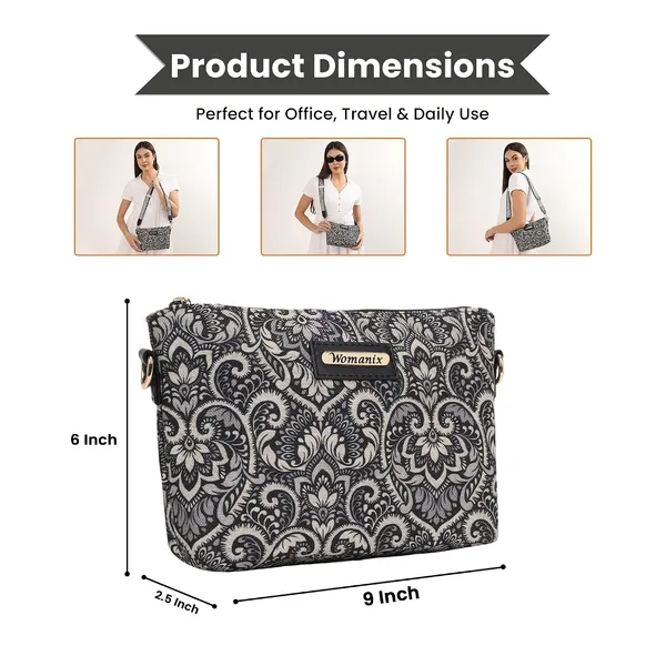 Black_And_White_Jute_Premium_Sling_Bag_For_Women