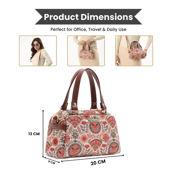 White_And_Peach_Jute_Premium_Sling_Bag_For_Women