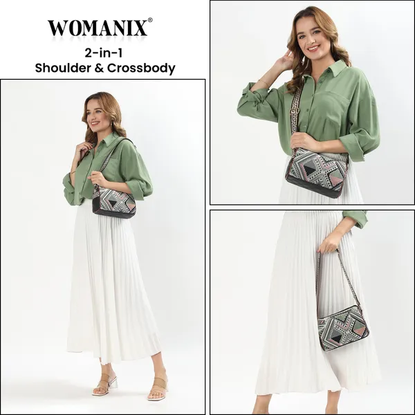 Green_And_Black_Jute_Premium_Sling_Bag_For_Women