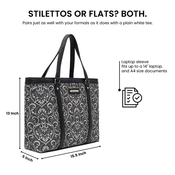 Black_White_Jute_Premium_Handbag/Shoulder_Bag_For_Women