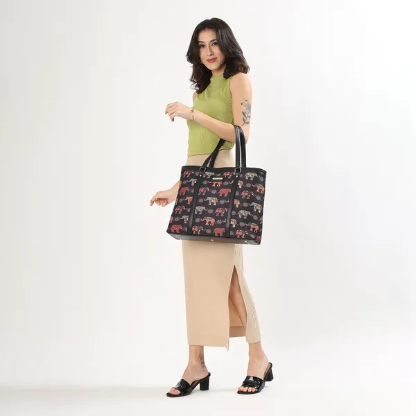 Grey_And_Black_Jute_Premium_Handbag_And_Shoulder_Bag_For_Women