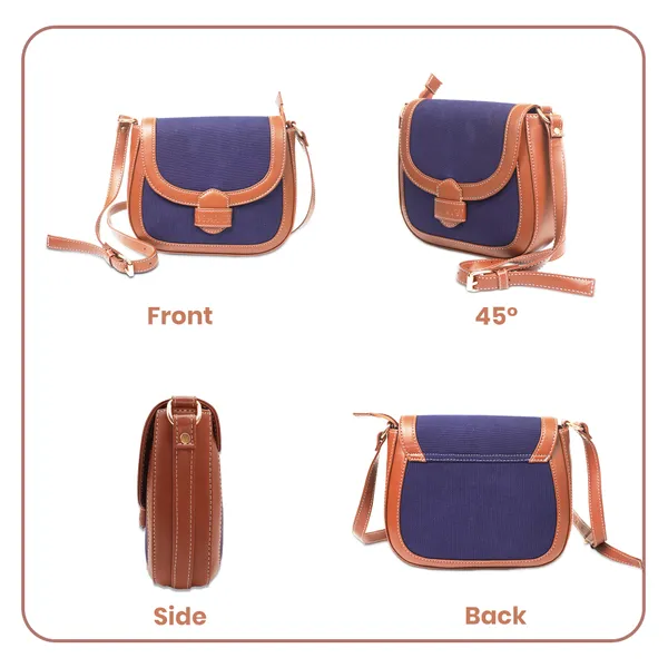 Blue_And_Tan_Canvas_Premium_Sling_Bag_For_Women