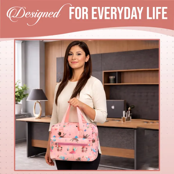 Peach_Cloth_Premium_Lunch_Box_Bag_For_Women