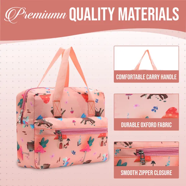 Peach_Cloth_Premium_Lunch_Box_Bag_For_Women