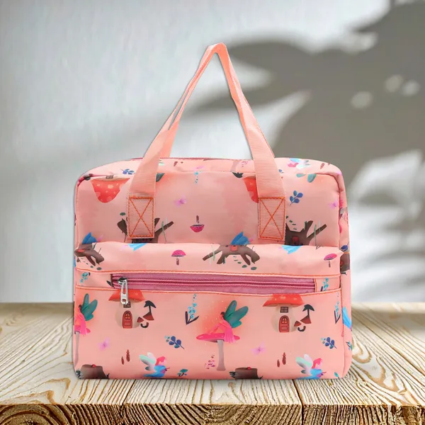 Peach_Cloth_Premium_Lunch_Box_Bag_For_Women