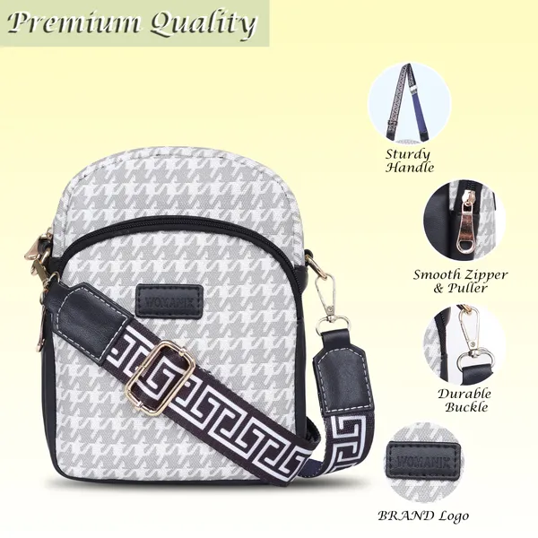 Grey_And_Black_Pu_Premium_Sling_Bag_For_Women