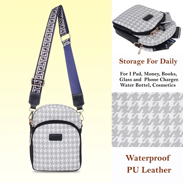 Grey_And_Black_Pu_Premium_Sling_Bag_For_Women