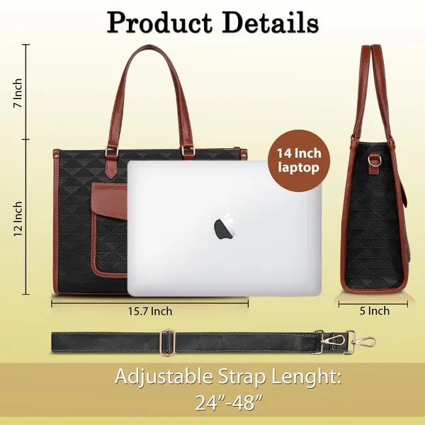 Black_And_Tan_Pu_Premium_Laptop_Tote_Bag_For_Women