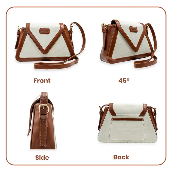 Beige_And_Tan_Canvas_Premium_Sling_Bag_For_Women