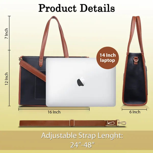 Black_And_Tan_Pu_Premium_Laptop_Tote_Bag_For_Women