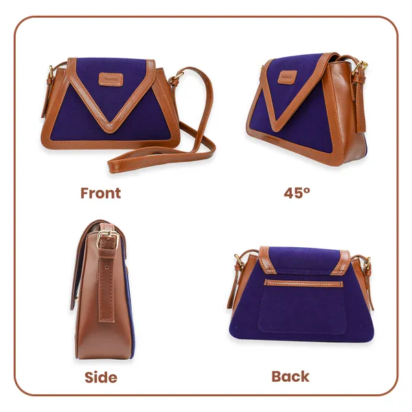 Blue_And_Tan_Canvas_Premium_Sling_Bag_For_Women