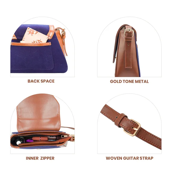 Blue_And_Tan_Canvas_Premium_Sling_Bag_For_Women