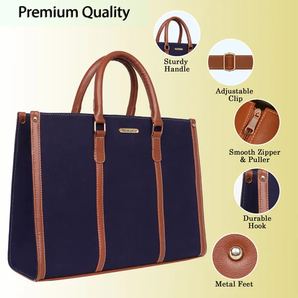 Blue_And_Tan_Canvas_Premium_Laptop_Tote_Bag_For_Women