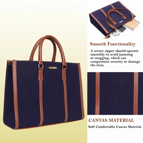 Blue_And_Tan_Canvas_Premium_Laptop_Tote_Bag_For_Women
