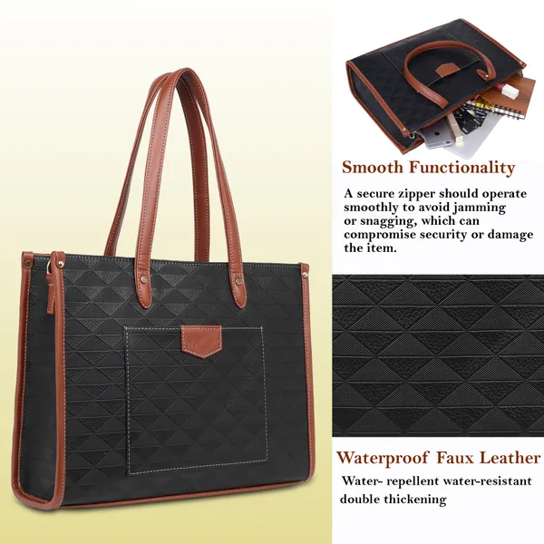 Black_And_Tan_Pu_Premium_Laptop_Tote_Bag_For_Women