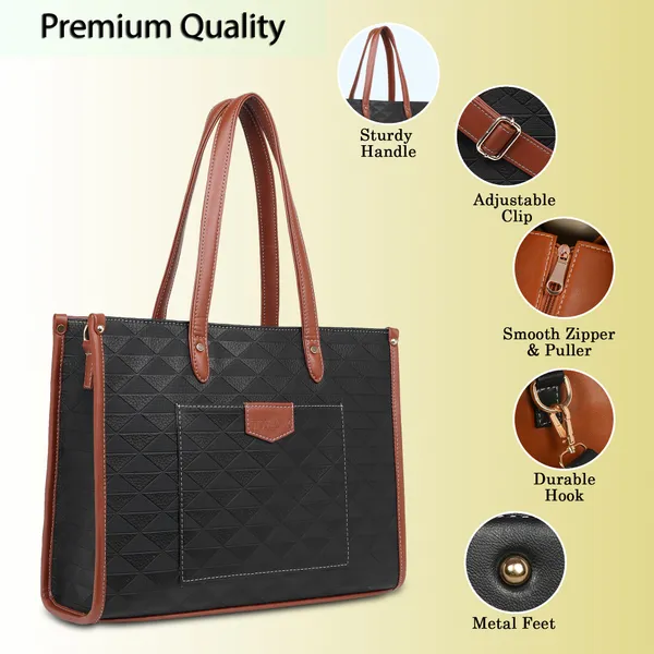 Black_And_Tan_Pu_Premium_Laptop_Tote_Bag_For_Women