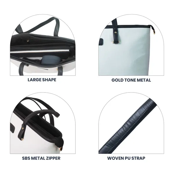 Beige_And_Black_Canvas_Premium_Handbag_And_Shoulder_Bag_For_Women