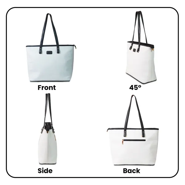 Beige_And_Black_Canvas_Premium_Handbag_And_Shoulder_Bag_For_Women