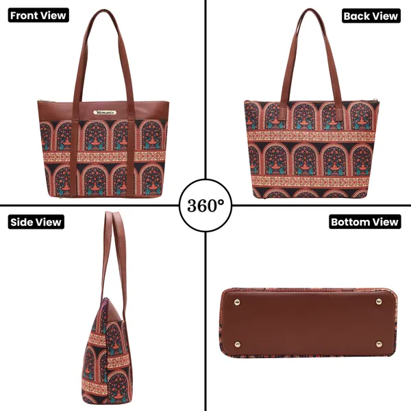 Black_And_Brown_Jute_Premium_Handbag_And_Shoulder_Bag_For_Women