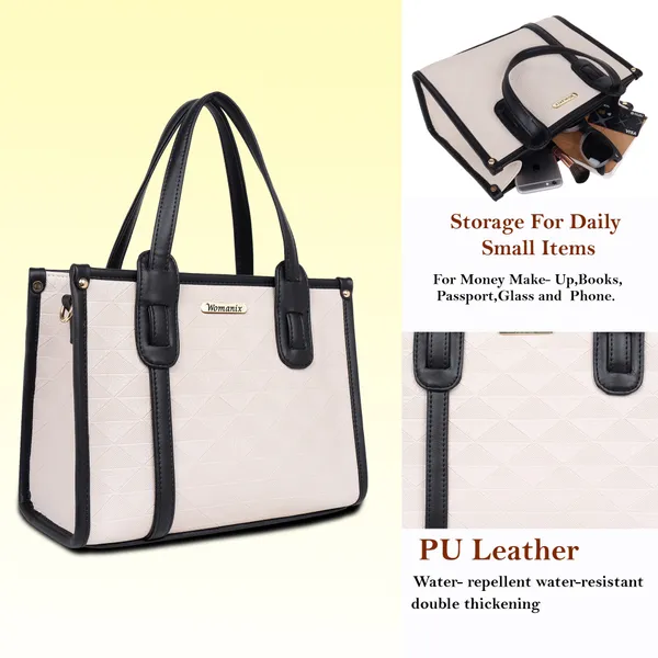 Beige_And_Black_Pu_Premium_Handbag_For_Women