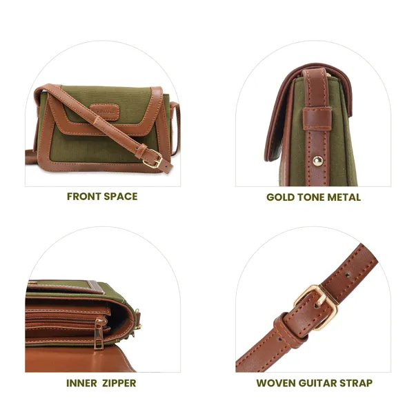 Green_And_Tan_Canvas_Premium_Sling_Bag_For_Women