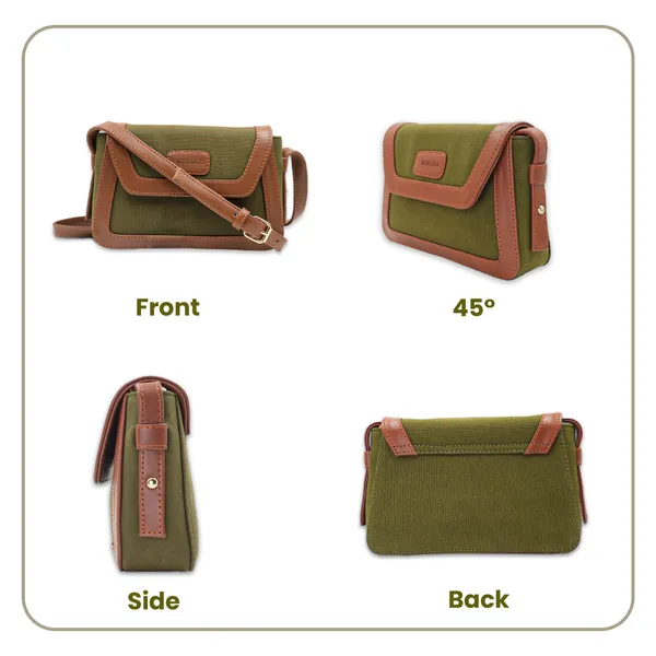 Green_And_Tan_Canvas_Premium_Sling_Bag_For_Women
