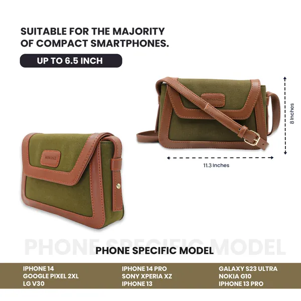 Green_And_Tan_Canvas_Premium_Sling_Bag_For_Women