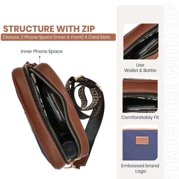 Blue_And_Tan_Canvas_Premium_Sling_Bag_For_Women