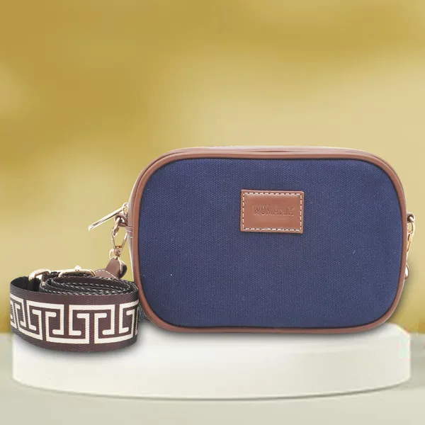 Blue_And_Tan_Canvas_Premium_Sling_Bag_For_Women