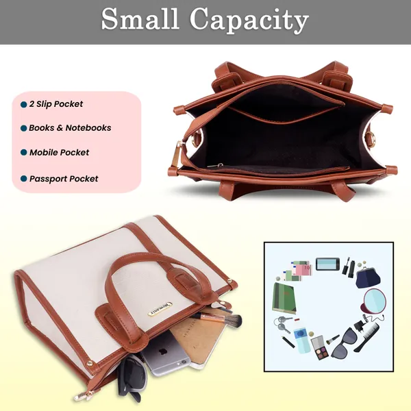Beige_And_Tan_Pu_Premium_Handbag_For_Women
