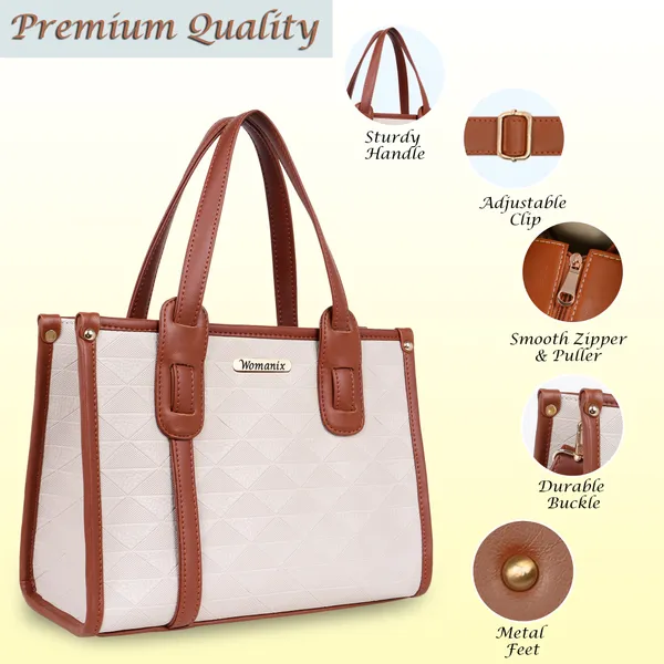 Beige_And_Tan_Pu_Premium_Handbag_For_Women