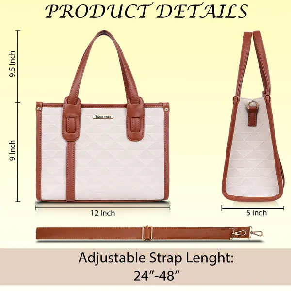 Beige_And_Tan_Pu_Premium_Handbag_For_Women