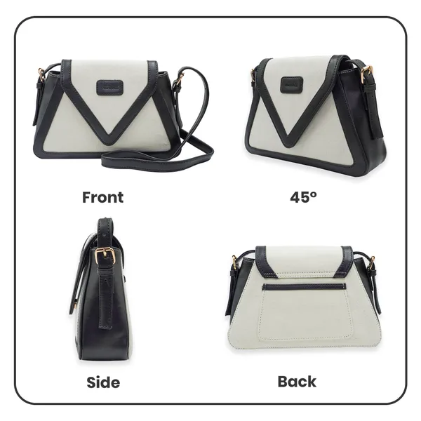 Beige_And_Black_Canvas_Premium_Sling_Bag_For_Women