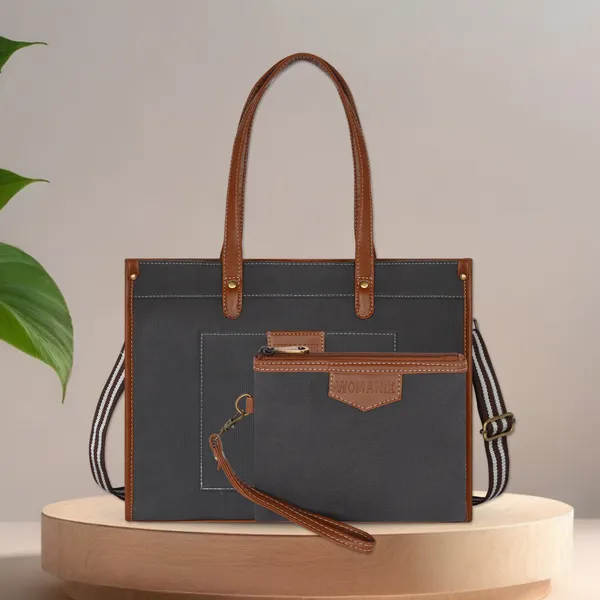 Grey_Canvas_Premium_Laptop_Tote_Bag_For_Women