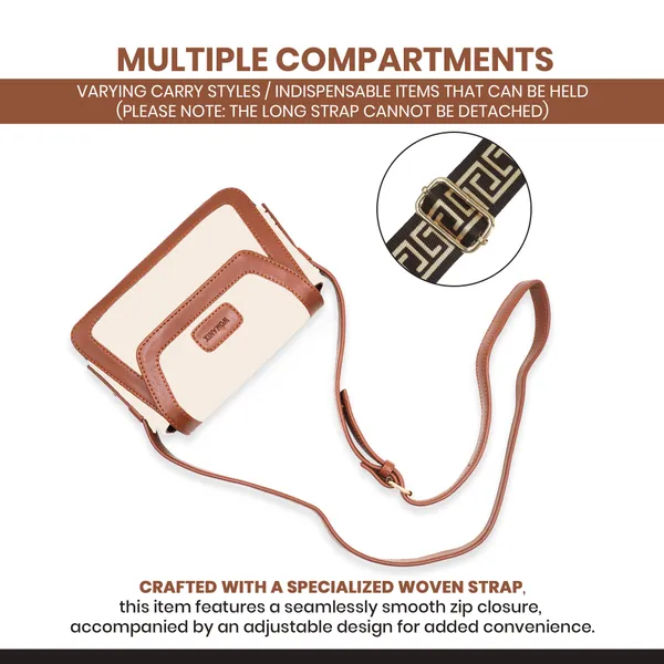 Beige_And_Tan_Canvas_Premium_Sling_Bag_For_Women