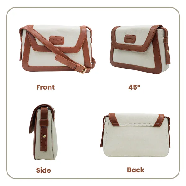 Beige_And_Tan_Canvas_Premium_Sling_Bag_For_Women