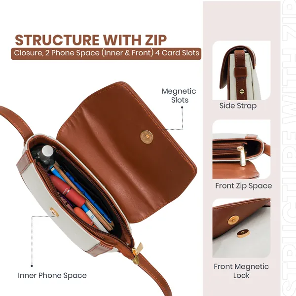 Beige_And_Tan_Canvas_Premium_Sling_Bag_For_Women