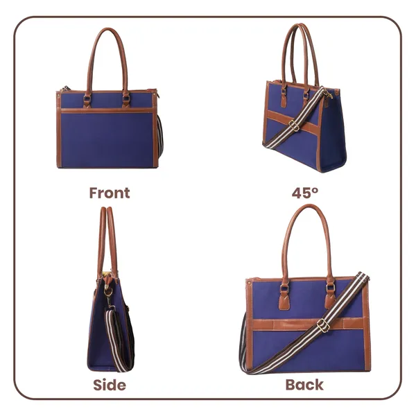 Blue_And_Tan_Canvas_Premium_Laptop_Tote_Bag_For_Women