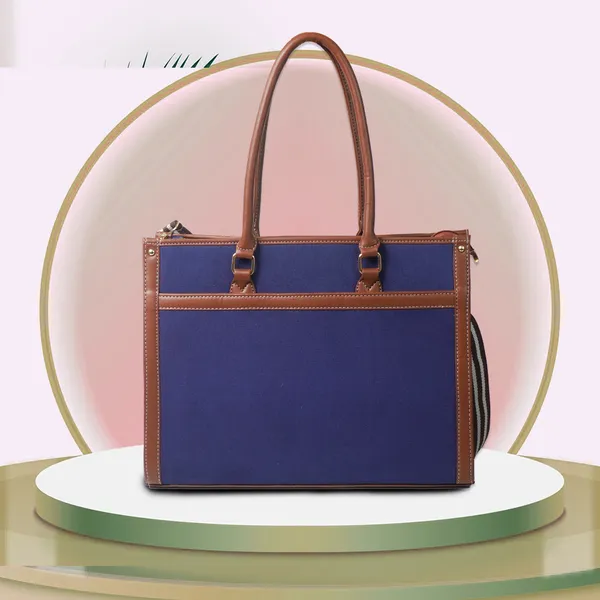 Blue_And_Tan_Canvas_Premium_Laptop_Tote_Bag_For_Women