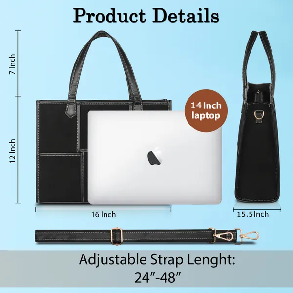 Black_Canvas_Premium_Laptop_Tote_Bag_For_Women