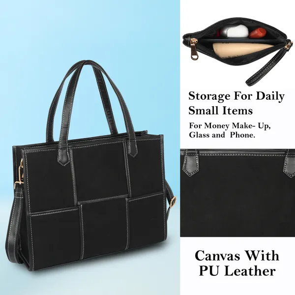 Black_Canvas_Premium_Laptop_Tote_Bag_For_Women