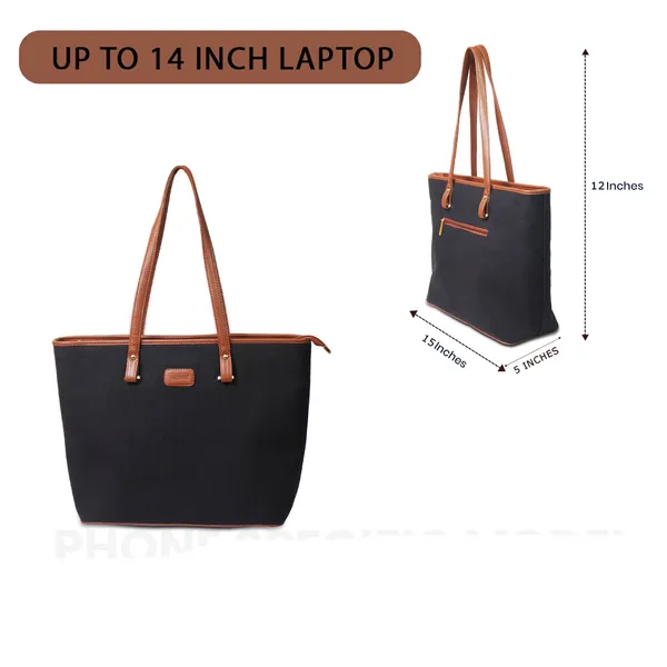 Black_And_Tan_Canvas_Premium_Handbag_And_Shoulder_Bag_For_Women