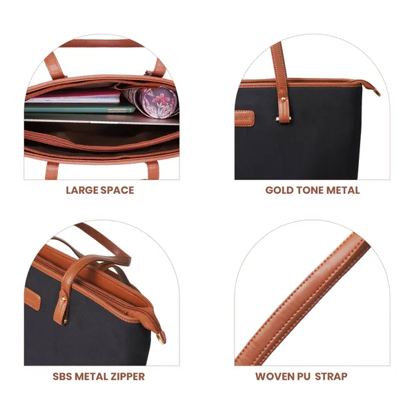 Black_And_Tan_Canvas_Premium_Handbag_And_Shoulder_Bag_For_Women
