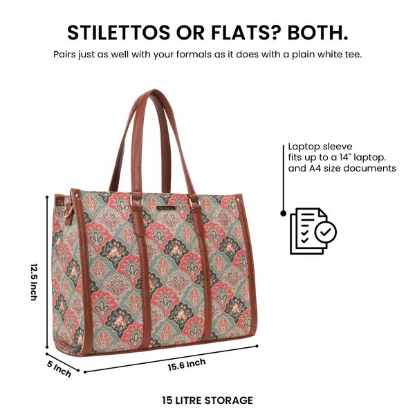 Blue_And_Pink_Jute_Premium_Laptop_Tote_Bag_For_Women