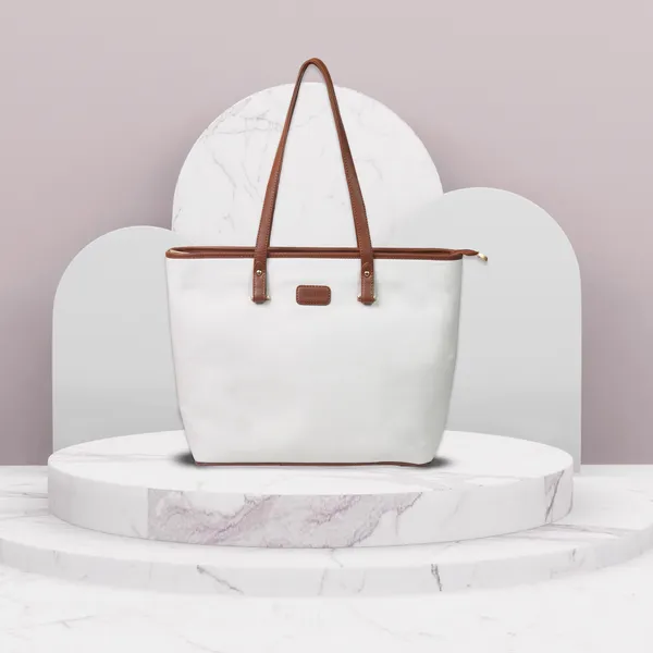 Beige_And_Tan_Canvas_Premium_Handbag_And_Shoulder_Bag_For_Women