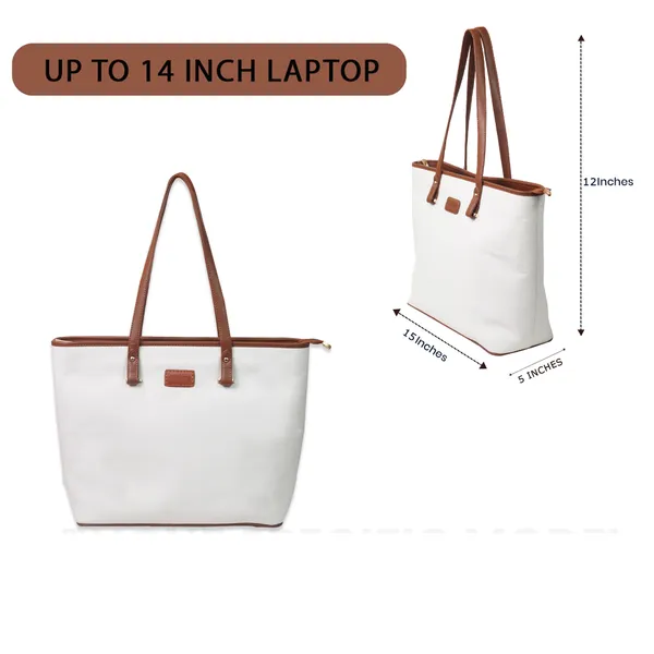 Beige_And_Tan_Canvas_Premium_Handbag_And_Shoulder_Bag_For_Women