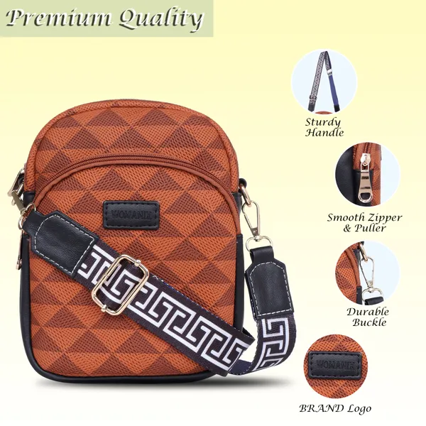 Tan_And_Black_Pu_Premium_Sling_Bag_For_Women