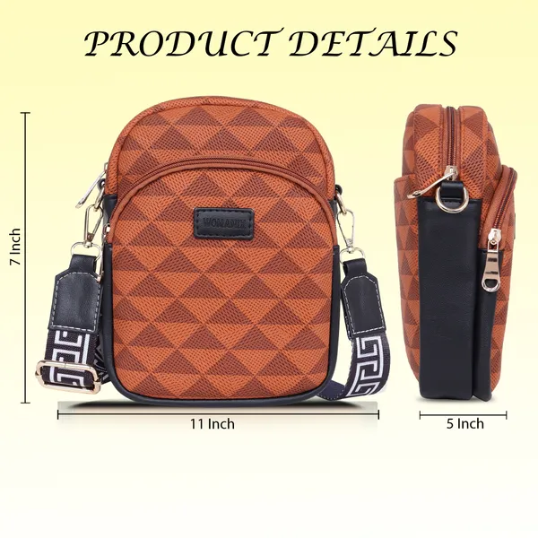 Tan_And_Black_Pu_Premium_Sling_Bag_For_Women