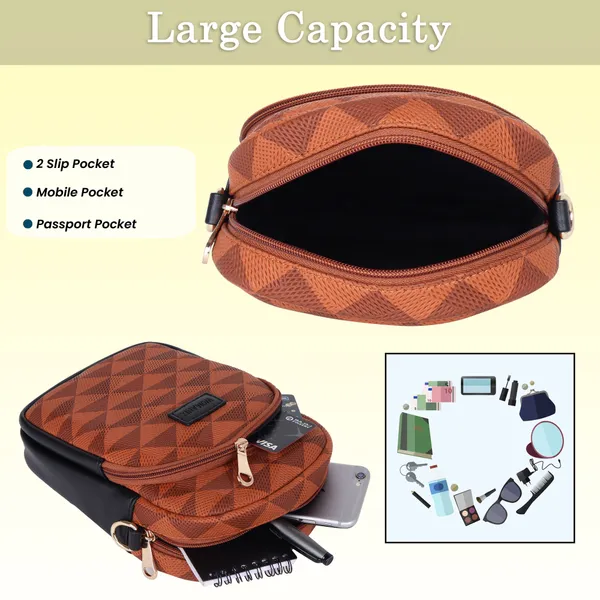 Tan_And_Black_Pu_Premium_Sling_Bag_For_Women
